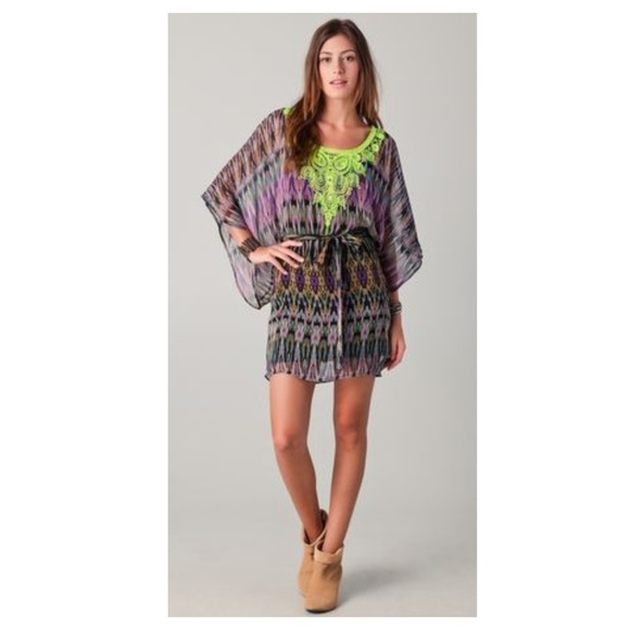 Anthropologie Other - ANTHROPOLOGIE - NWOT Silk Ikat Caftan Dress